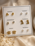 Week day earrings