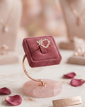 Heart Shaped Butterfly ring
