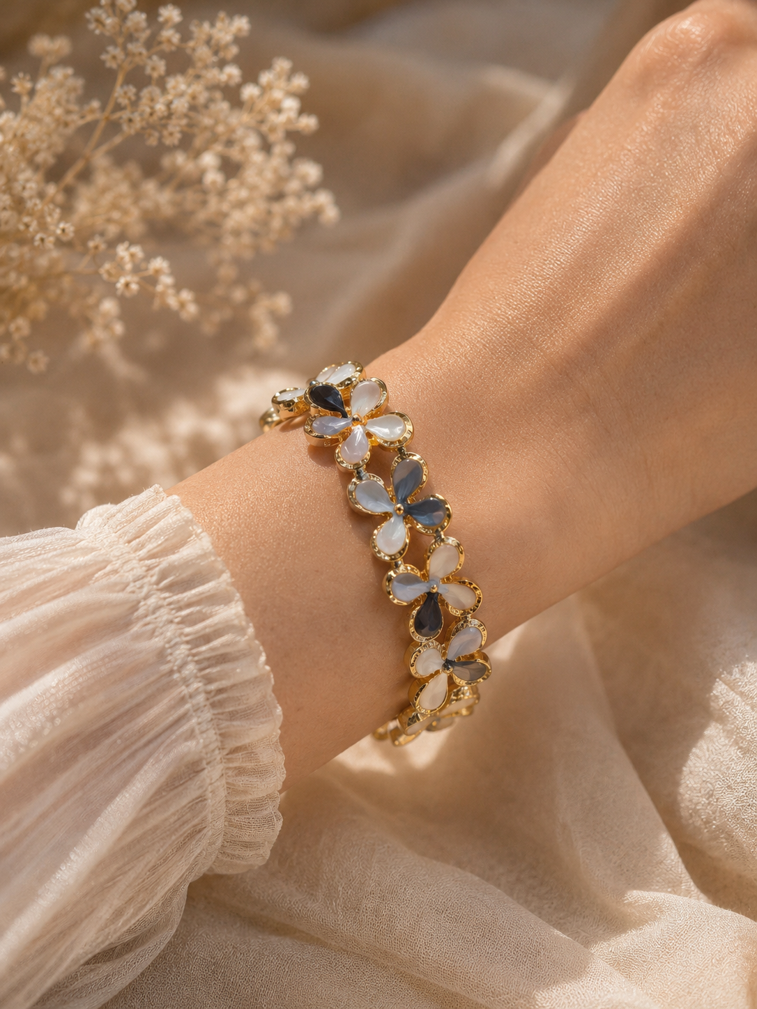 Floral bracelet