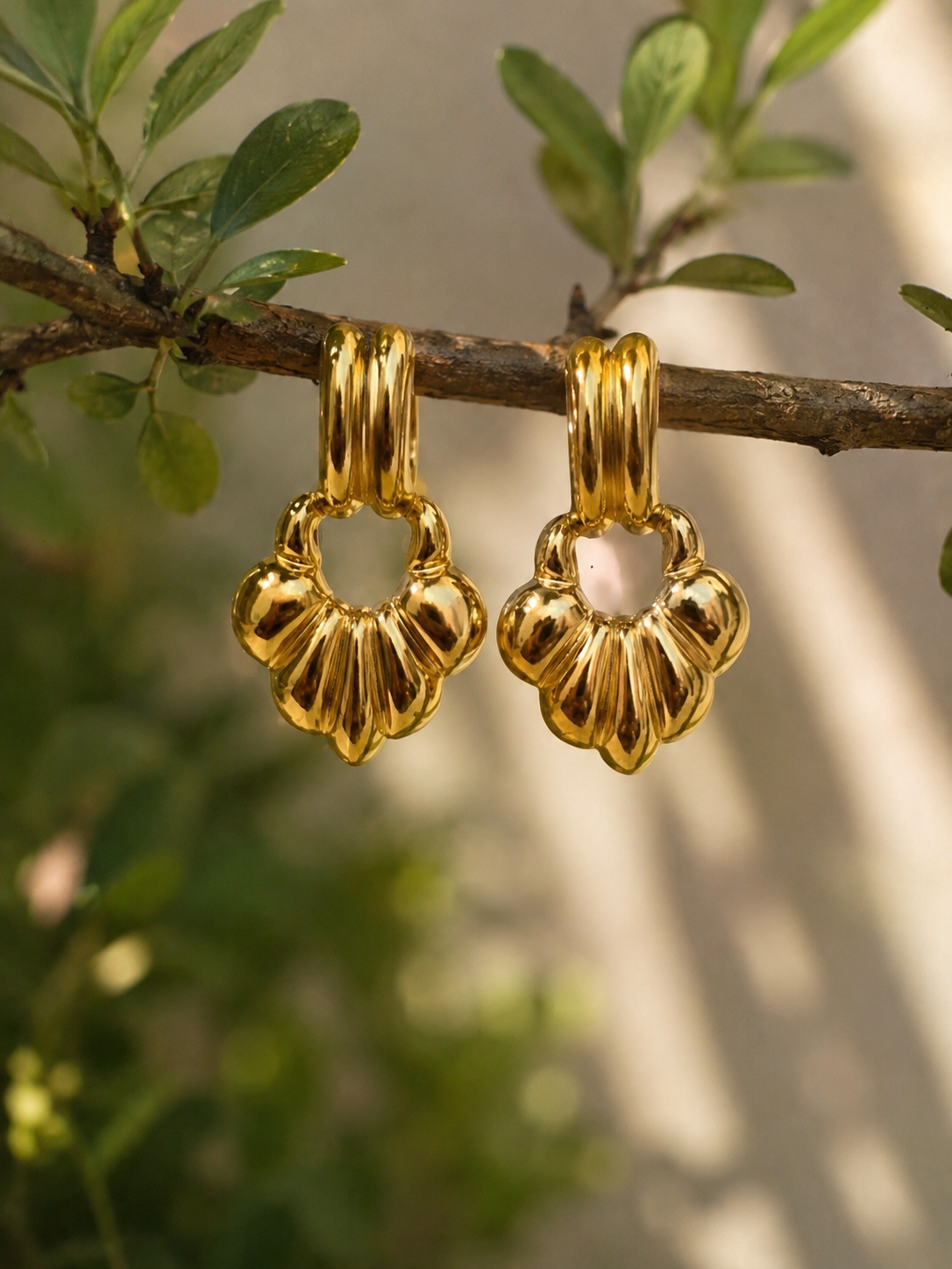 Floral earring