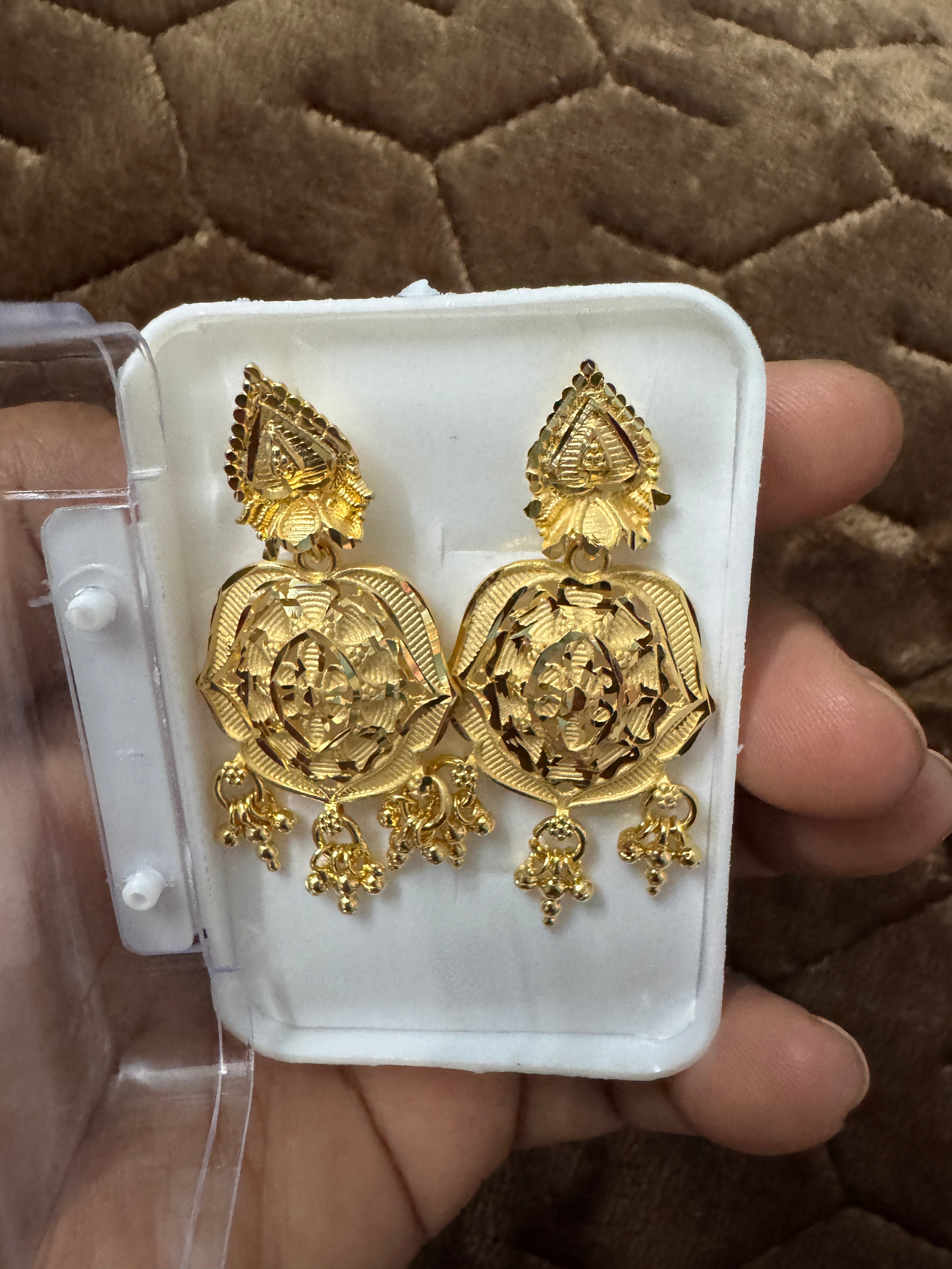 Golden earrings