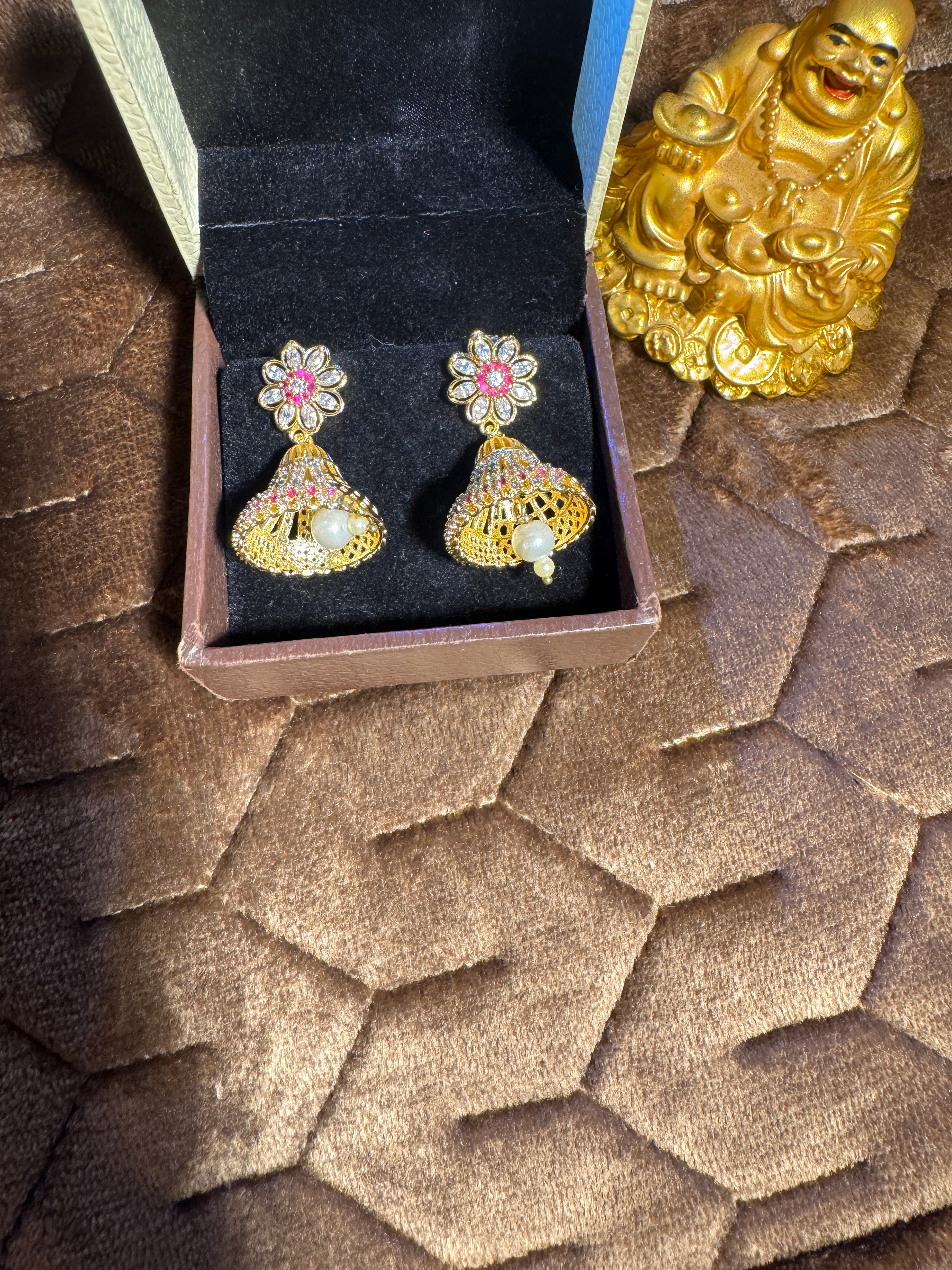 Flower bell Jhumka