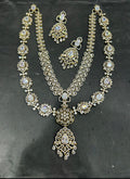 Royal Floral American Diamond Harm Set