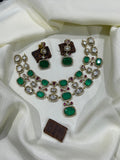 Victorian Polki Emerald Necklace