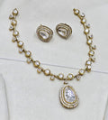 Moissanite Polki Necklace Set